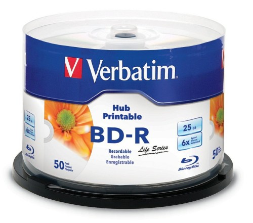 Verbatim BD-R x6 25GB PRINT c-50 98191 HENRYX