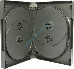 Pudełko 6xDVD Standard Czarne 22mm