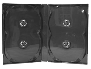 Pudełko 4xDVD SCANAVO Czarne 22mm
