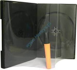 Pudełko 8xDVD Standard Czarne 22/27mm