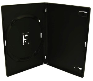 Pudełko 1xDVD AMARAY Czarne 14mm with clip