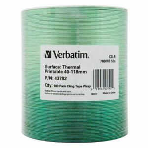 Verbatim CD-R x52 700MB PRINT T s-100 Thermal 43792