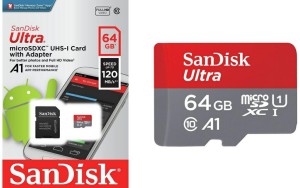 SanDisk Micro SDXC 64GB 120MB/s A1 cl10 SDSQUA4-064G-GN6MA
