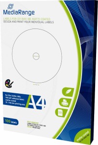 MEDIARANGE Etykiety MAT 15-118mm op-100 MRINK130