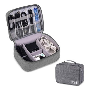 Torba organizer na kable/pendrivy TR12A Szary