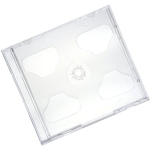 Pudełko 2xCD Box JC Bezbarwne 10,4mm Standardowe