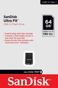 SANDISK USB 3.1 Pendrive ULTRA FIT 64GB SDCZ430-064G-G46