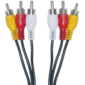 Kabel 3xRCA - 3xRCA (chinch) 1,5m 4314#