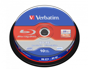 Verbatim BD-RE x2 25GB c-10 43694