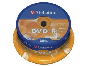 Verbatim DVD-R x16 4,7GB DATA c-25 43830