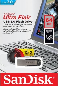 SANDISK USB 3.0 Pendrive FLAIR 64GB SDCZ73-064G-G46