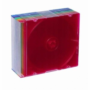 Pudełko SLIM 1xCD/DVD Kolor 5,2mm op-10