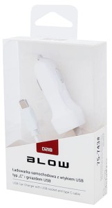BLOW Ładowarka sam micro USBC 2,1A TYPC 75-743 12-24V