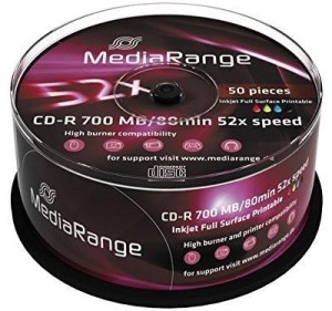 MEDIARANGE CD-R 700MB PRINT FF c-50