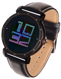 GARETT Smartwatch GT20S czarny skórzany