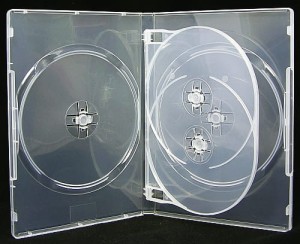 Pudełko 4xDVD Clear 14mm HQ SUPER CLEAR