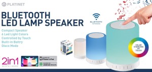PLATINET Lampka Led Głośniki bluetooth  5 WAT 43518  PDLSB01