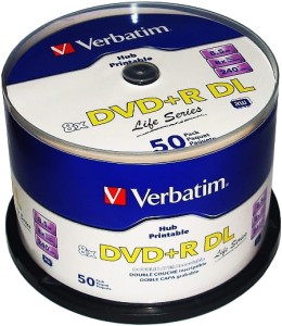 Verbatim DVD+R DL x8 8,5GB PRINT FF c-50 97693