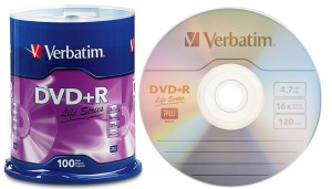 Verbatim DVD+R x16 4,7GB c-100 97175