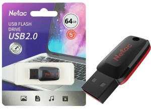 NETAC USB 2,0 Pendrive 64GB U197 NT03U197N-064G-20BK NETAC