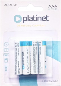 PLATINET Bateria R3 AAA op-4  BLISTER LR03 PMBLR034B   42465