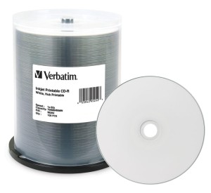 Verbatim CD-R x52 700MB  PRINT c-100 95252  TAIWAN