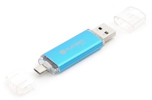 PLATINET USB Pendrive 16GB DUO BLUE bez opaowania 41778 AX-DEPO PMFA16BL niebieski