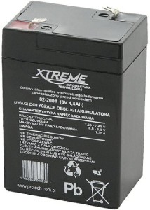 XTREME Akumulator żelowy 6V 4,5Ah 82-200