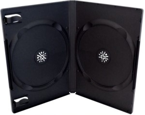 Pudełko 2xDVD Czarne 14mm
