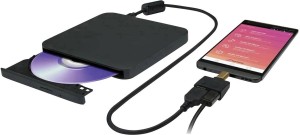 LG Nagrywarka DVD GP95NB70 zewnętrzna SLIM BOX HITACHI OTG Konektor Black
