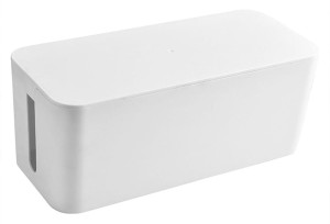 Organizer na Kable Listwy AG381B Biały dł 40cm
