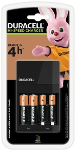 DURACELL Ładowarka Akumulatorów CEF14 +2xAA+2xAAA 1300mAh 750mAh