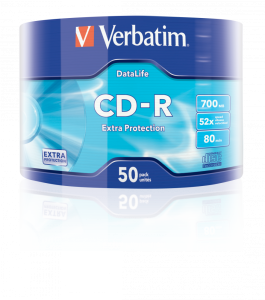 Verbatim CD-R x52 700MB EP s-50 43787 Extra Protection