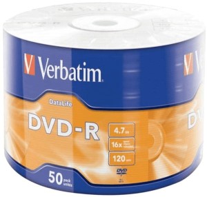 Verbatim DVD-R x16 4,7GB Data s-50 43791 DATALALIFE