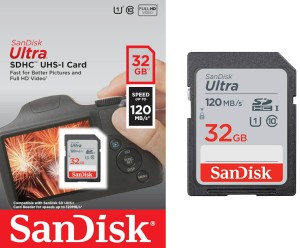 SanDisk SDHC 32GB Ultra 120MB/s SDSDUN4-032G-GN6IN