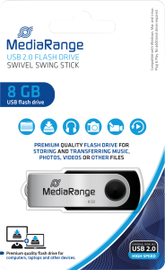 MEDIARANGE USB Pendrive 8GB MR908 Twister