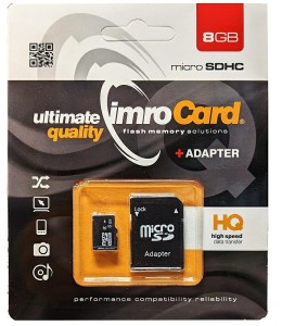 IMRO Micro SDHC 8GB class 4 MicroSD4/8G