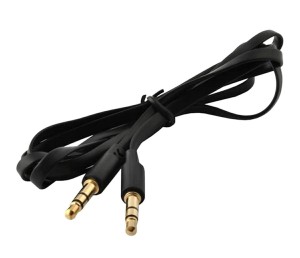 Kabel Audio AUX Jack 3,5mm 1m AK292A płaski