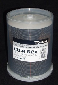 RITEK CD-R PRINTABLE GLOSSY FF c-100 TRCGCD (traxdata)