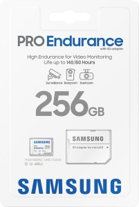 SAMSUNG Micro SDXC 256GB 100/40 ENDURANC MB-MJ256KA/EU PRO ENDURANCE