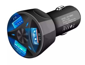 Ładowarka samochodowa 3xUSB QC PLS34H