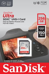 SanDisk SDXC 256GB Ultra 150MB/s SDSDUNC-256G-GN6IN