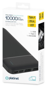 PLATINET power bank 10000mAh 45720 PMPB10W705B