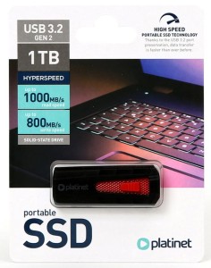 PLATINET USB SSD Pendrive 1TB 45870 1053/890MB PMFSSD1000