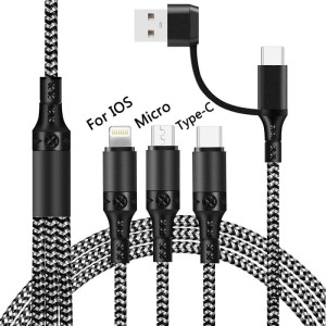 Kabel USBC+USB 5w1 Mikro USB/USBC/Light KAB000305 AMPERE