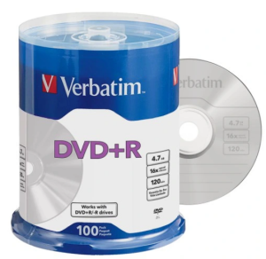 Verbatim DVD+R x16 4,7GB c-100  70316 VD16+C