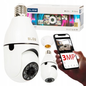 BLOW Kamera IP WiFi HD 3MP Żarówka 78-824 H933 H-933