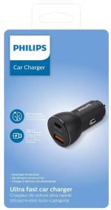 PHILIPS Ładowarka sam QC 36W 2x2A  DUAL   USBC + USBA