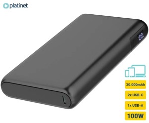 PLATINET power bank 30000mAh  45936 100W PD/18/QC PMPB30DL301B