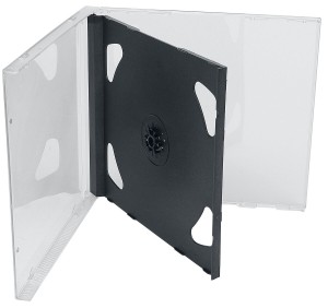 Pudełko 2xCD Box JC Czarne 10,4mm BOX23 MEDIARANGE